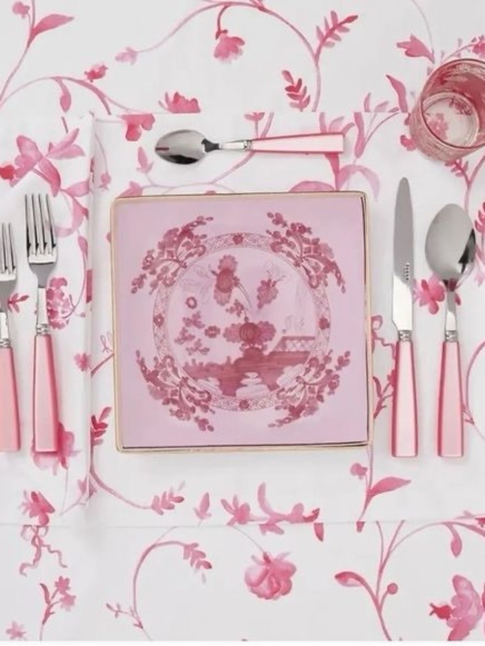 Hill House Home 70” round tablecloth